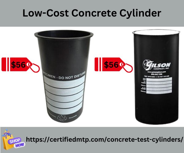 Low-Cost Concrete Cylinder Tools | Buy at Certified MTP