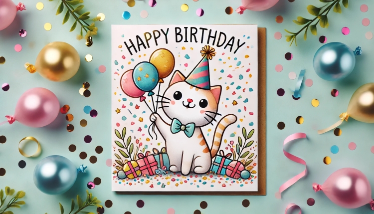 Cat Birthday Cards: Mark Your Furry Companion's Special Day in Style