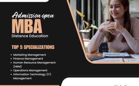MBA with Distance Learning Admission – UGC Recognized Courses Apply Now