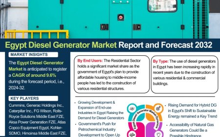 Egypt Diesel Generator Market Report 2032 Edition: Industry Market Size, Share, Growth and Competitor Analysis- The Report Cube