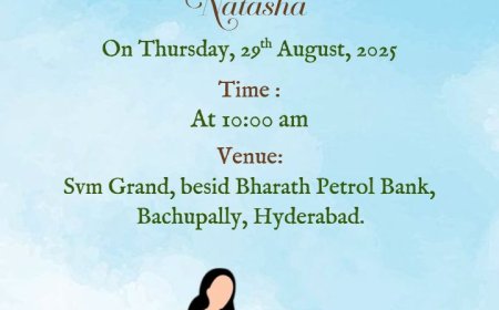 Half Saree Ceremony Invitation for a Special Milestone