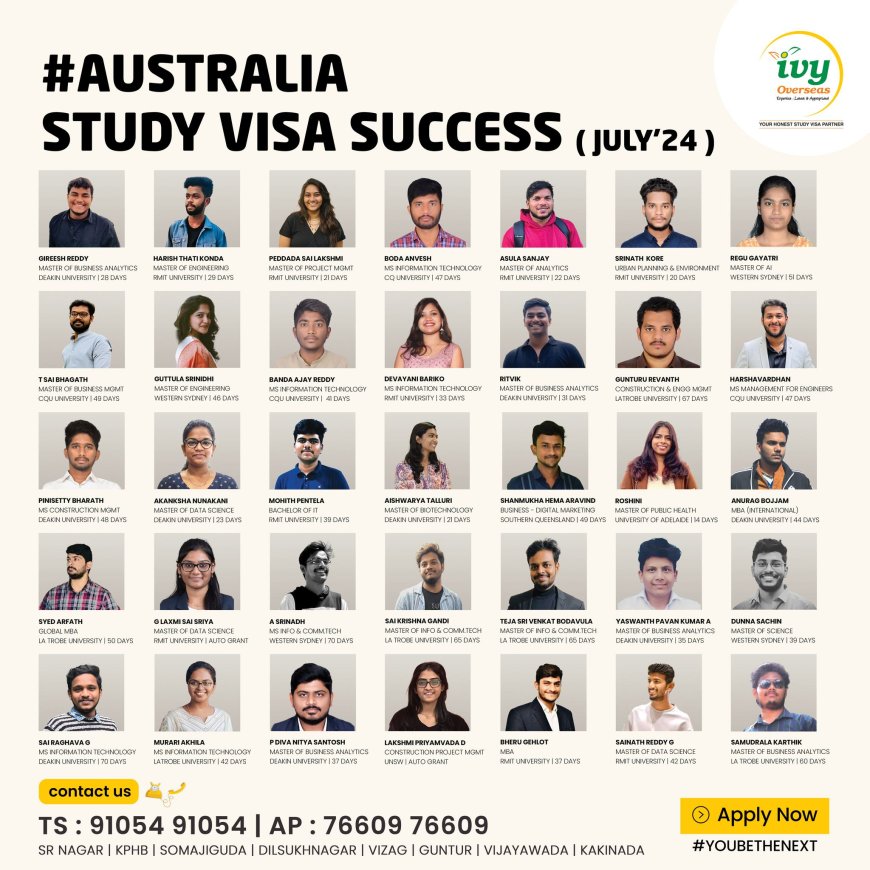 Australia study visa consultants in Hyderabad
