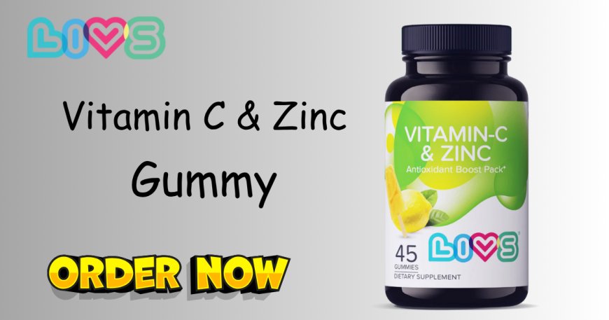 Zinc and Vitamin C for Skin | LIVS Gummies Beauty Boost