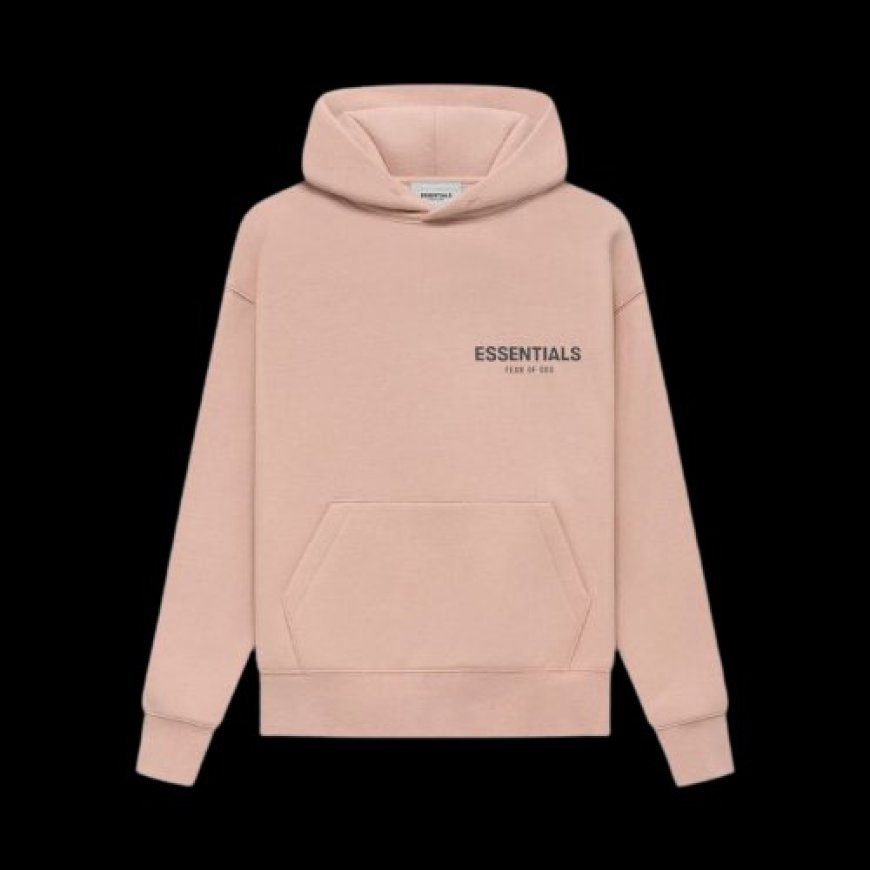 Get Cozy in style with the Pink Essentials Hoodie