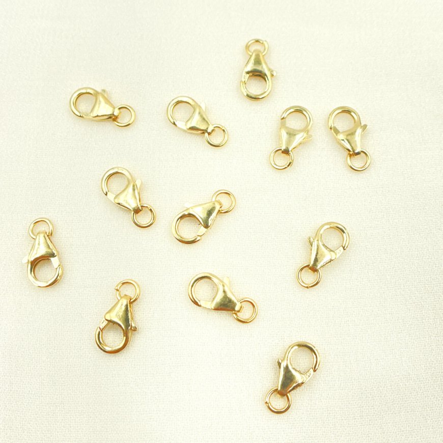 Premium 14K Gold Lobster Clasps for Layered Necklaces | Tresor Jewelry