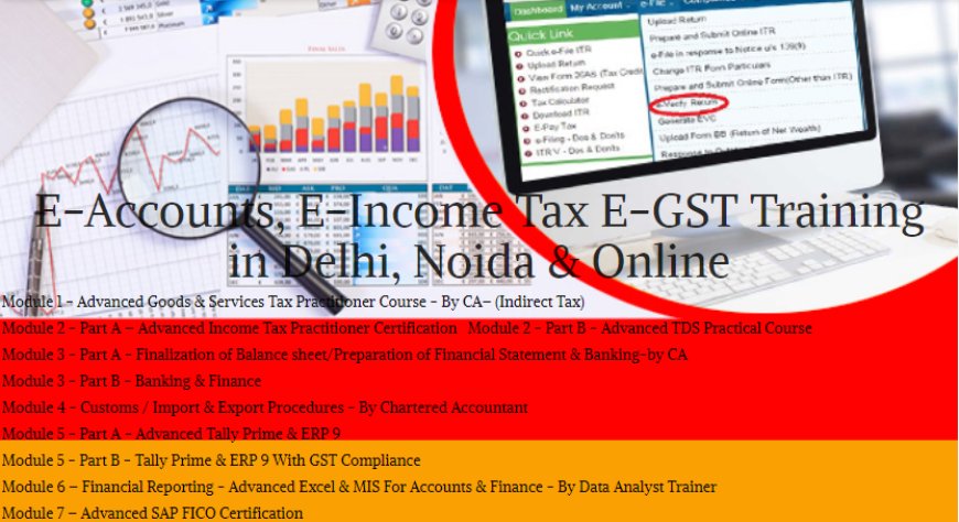 Practical Accounting Training in Delhi, Best GST and Custom Training Course in Delhi, 100% Job Guarantee Course by "SLA Consultants"" Free SAP FICO Course