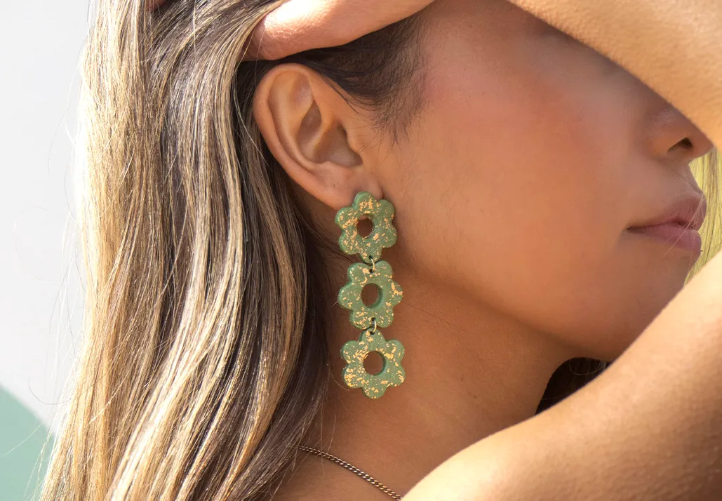 Celebrating Valentines Day with Polymer Clay Earrings